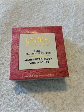 Laura Geller Marbleized Baked Blush-N-Brighten Sunlit Rose brand new in box